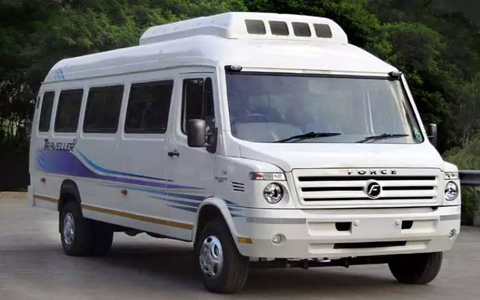 16 Seater Tempo
                                        Traveller on Rent in
                                        Hyderabad